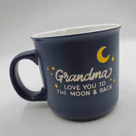 Eccolo Mug Grandma Love You To The Moon And Back Cup Coffee Tea Large Blue Read - Picture 4 of 9